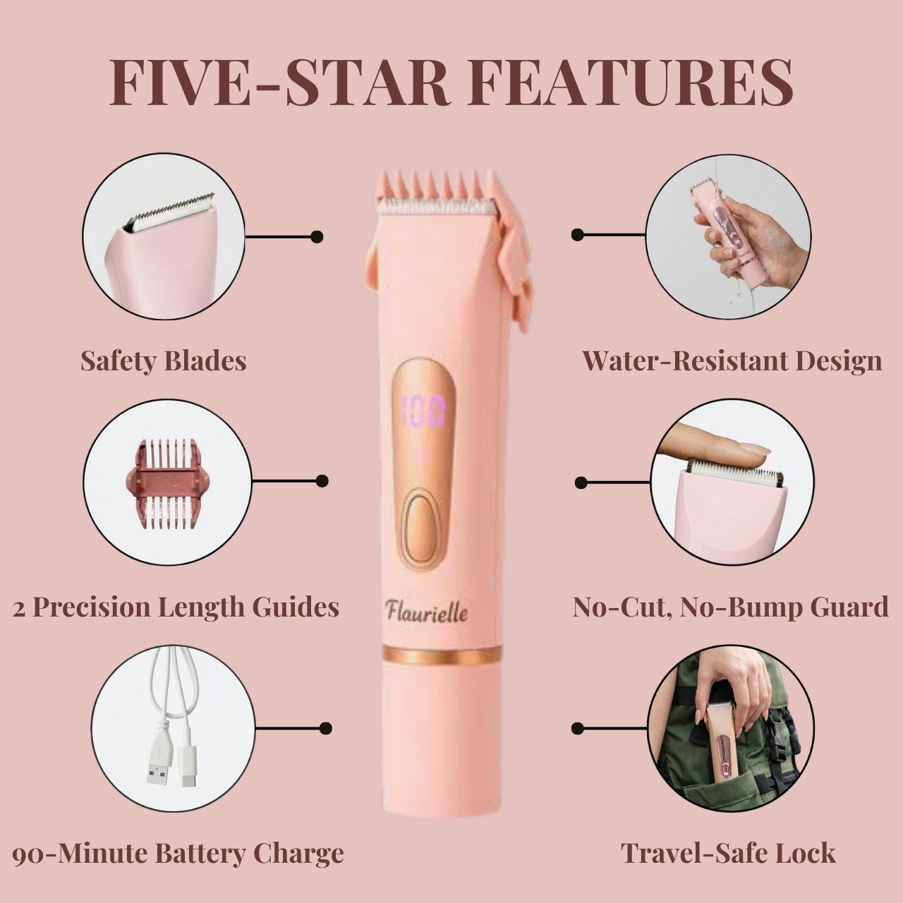 Flaurielle SilkTrim Precision Trimmer