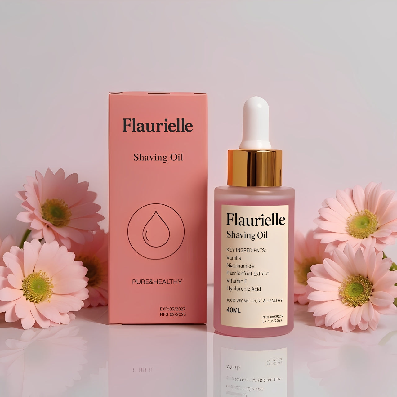 Flaurielle CalmGlow – Soothing Natural Aftershave Oil