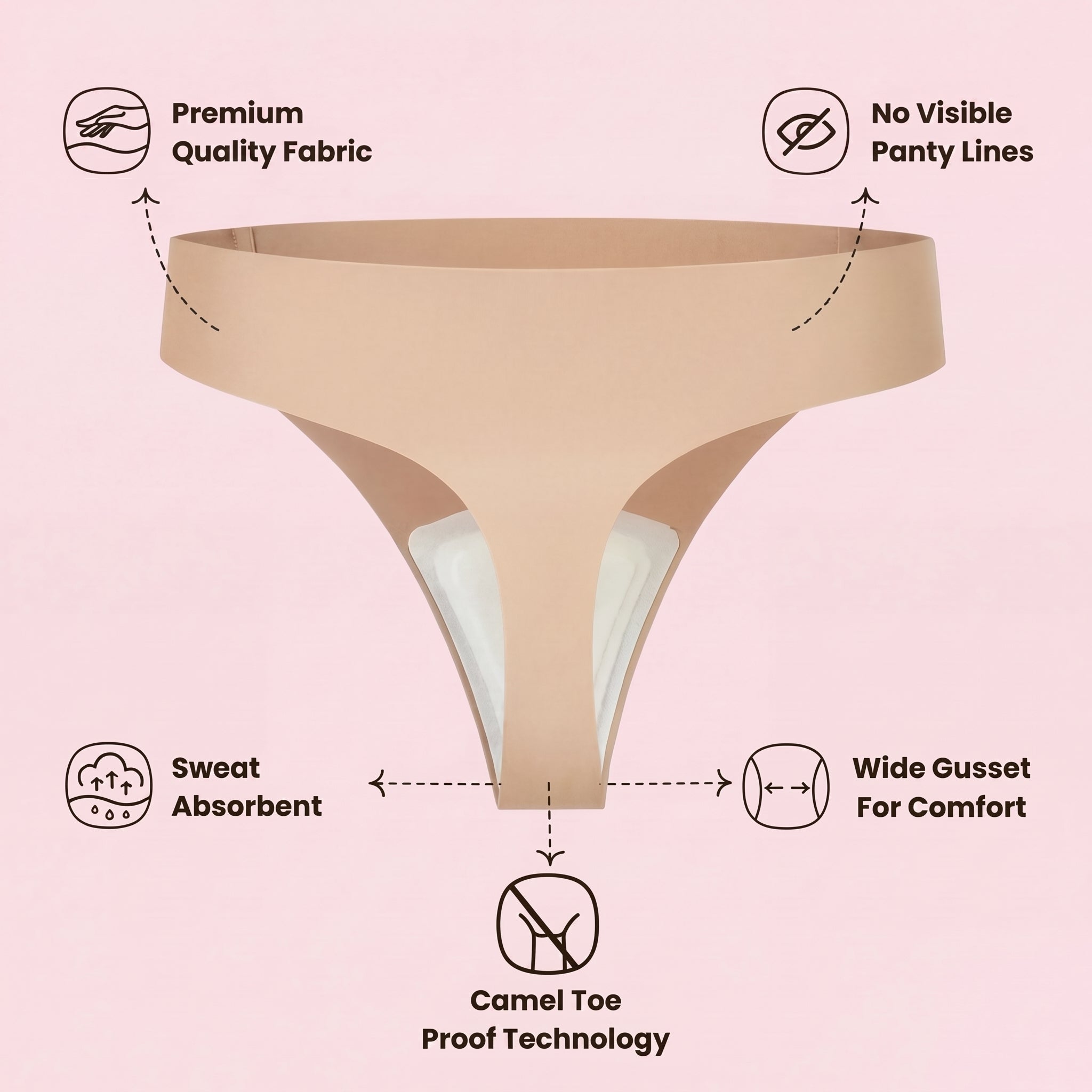 The Bare Y · 4-Colour Set — Seamless Brief