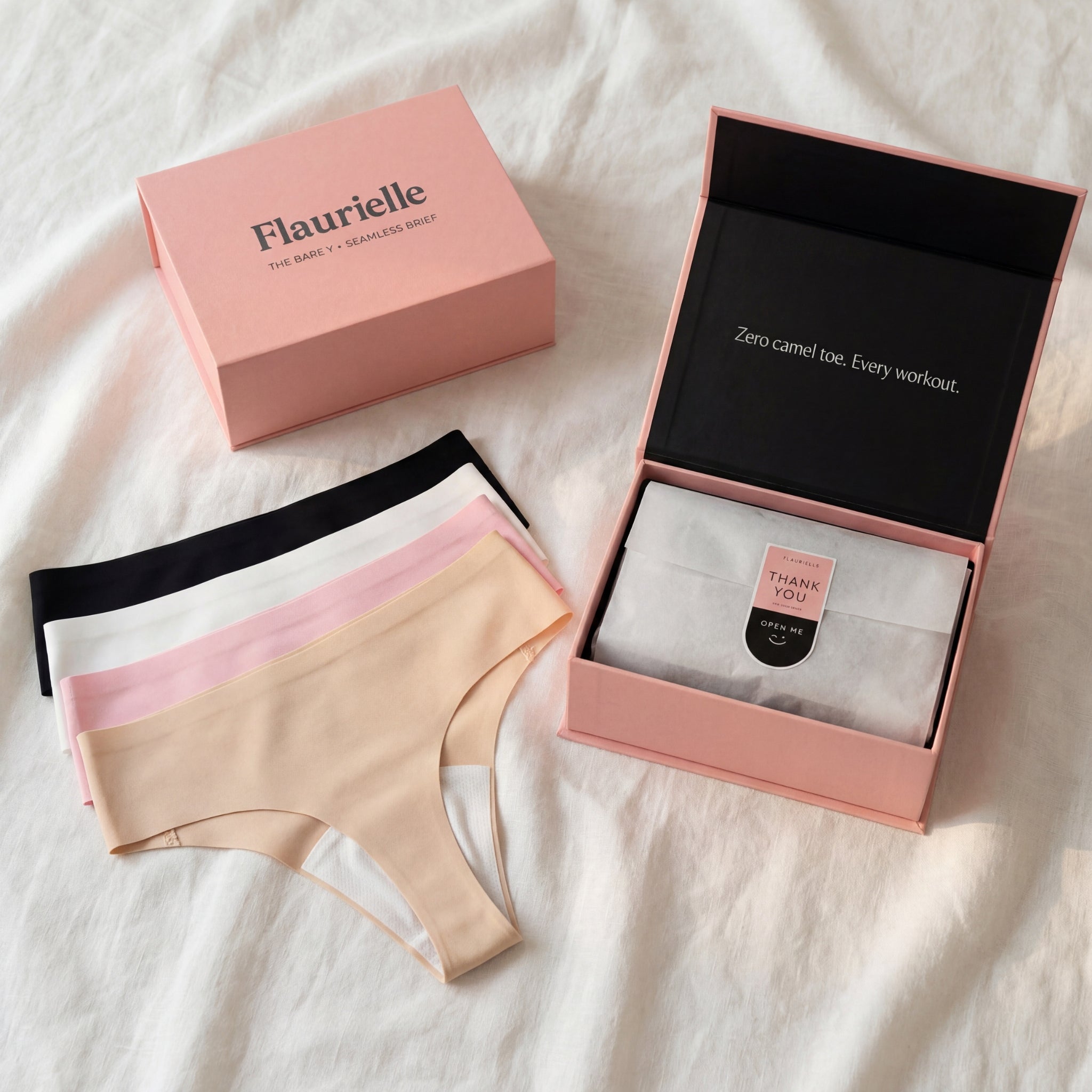 The Bare Y · 4-Colour Set — Seamless Brief